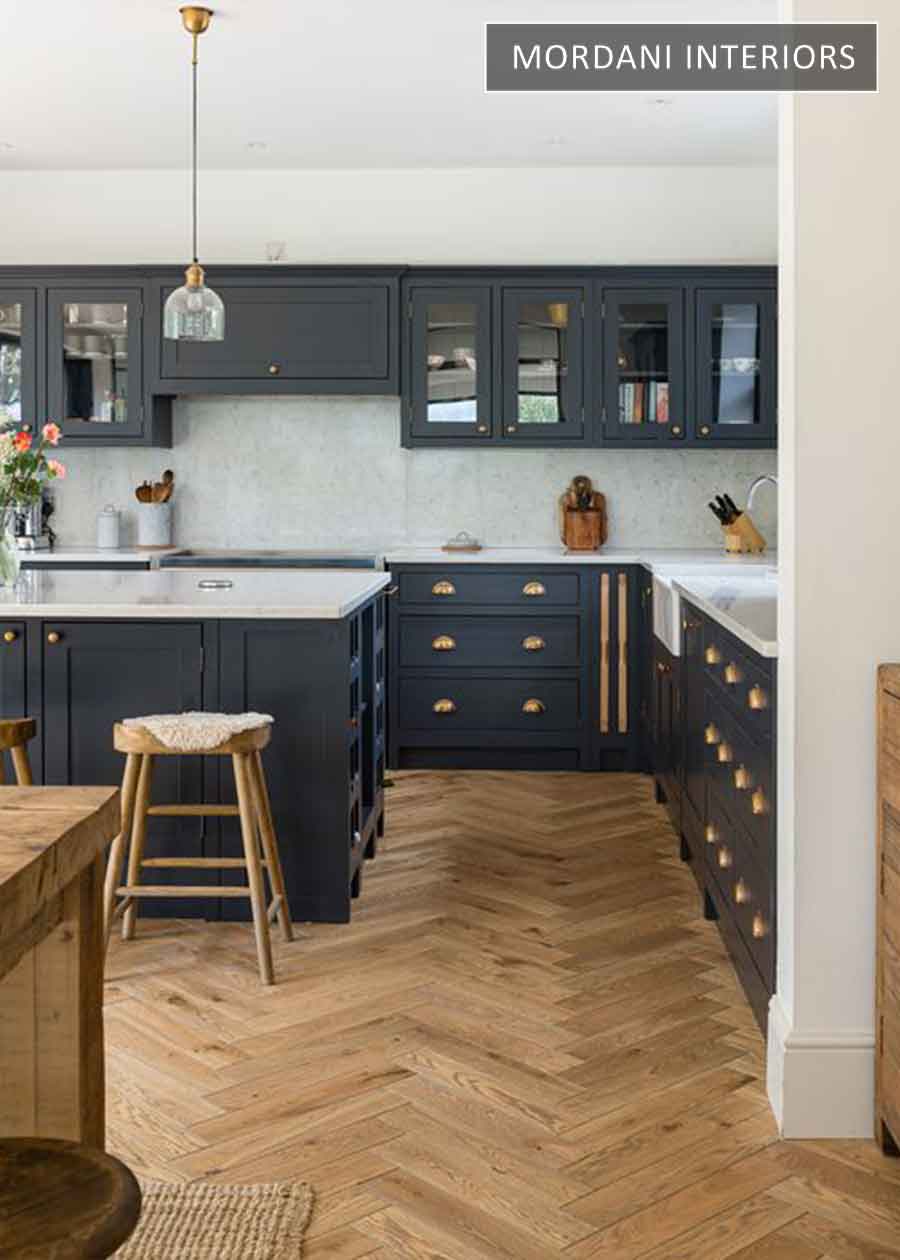 Mount Fuji Herringbone wood floors