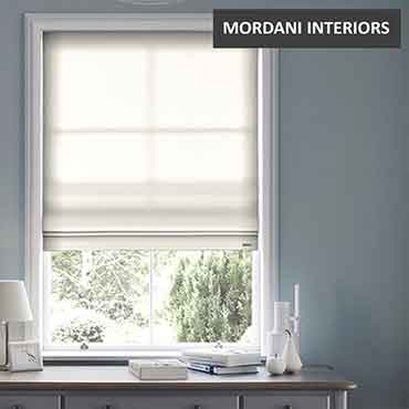 White Oak Roman Blind
