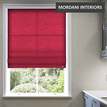 Raspberry Roman Blind