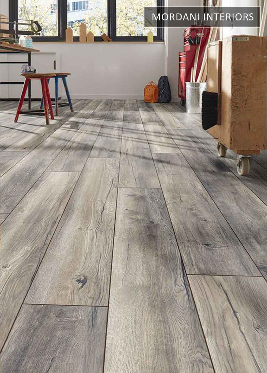 Rugged Grey Oak Engineered Wood Flooring