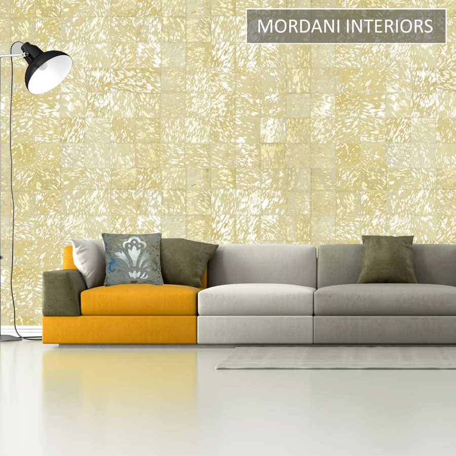 Salcon Gold Leather Wallcoverings