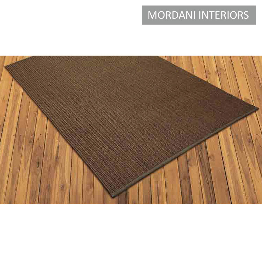Solid Cocoa Brown Indoor & Outdoor Carpet Rugs