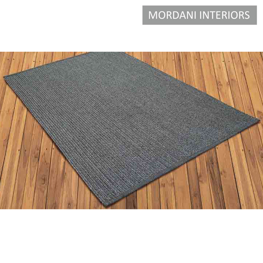 Solid Gunmetal Indoor & Outdoor Carpet Rugs