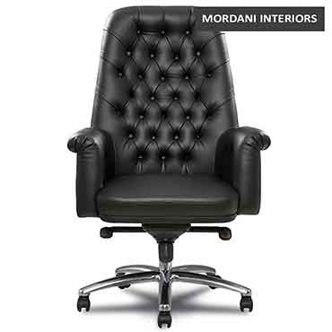 Supremos Brown High Back 100% Genuine Leather Chair