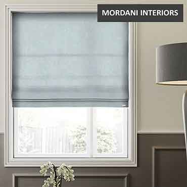 Sky Blue Roman Blind