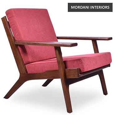 Tizzy Red  Lounge Chair