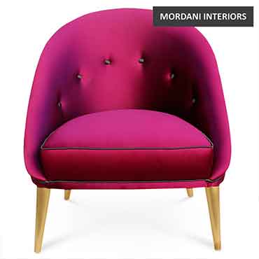 Valentino Pink Lounge Chair