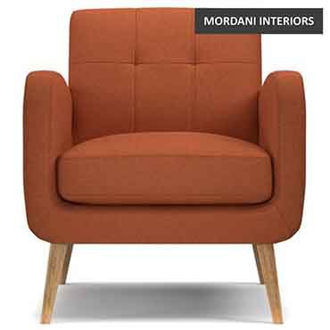 Valoma Orange Accent Chair