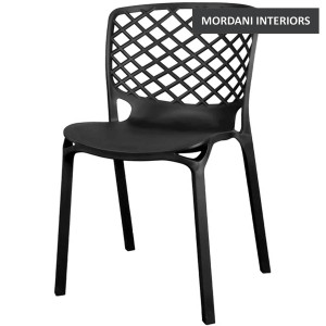 Venecy Black Cafe Chair