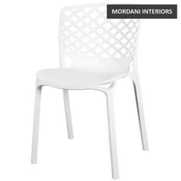 Venecy White Cafe Chair