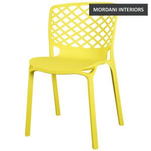 Venecy Yellow Cafe Chair