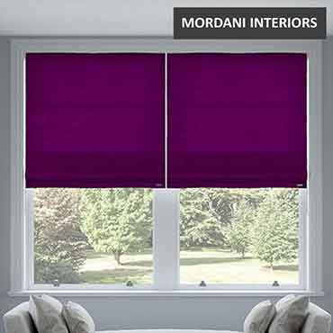 Violet Roman Blind
