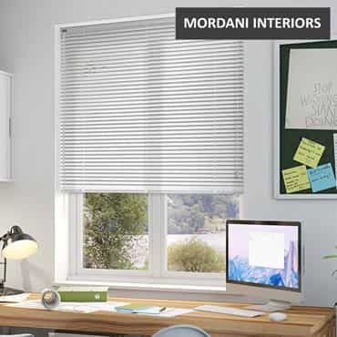 White Perforated Aluminium Venetian Blind