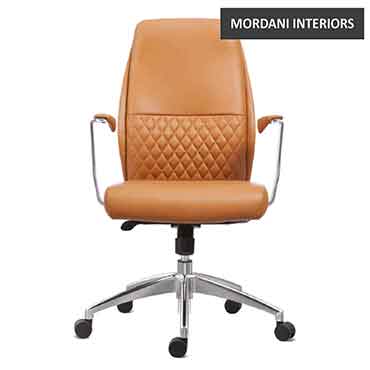 Woolman Mid Back Leather Chair