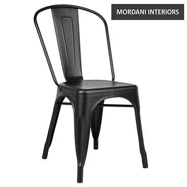 Tolix Black Cafe Chair Replica