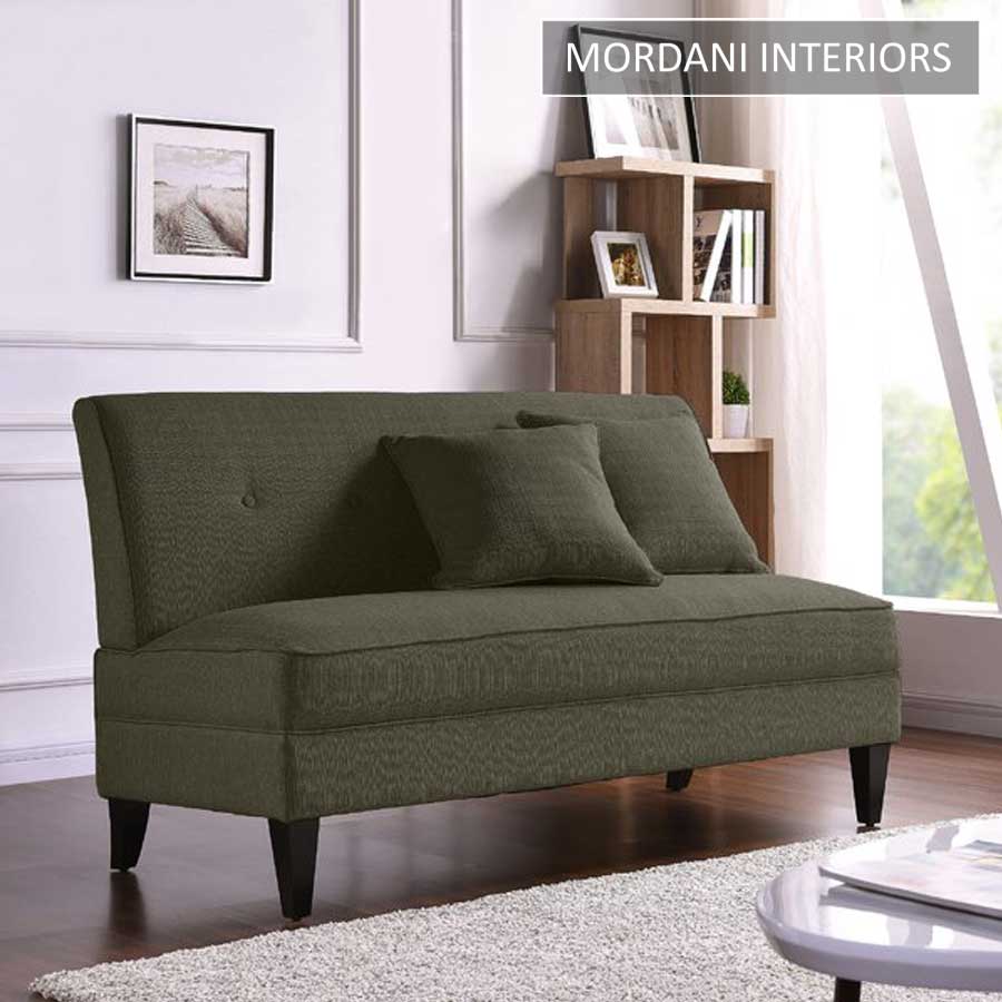 Akerbar 2 Seater Basil Green Designer Sofa