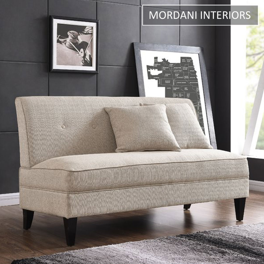 Akerbar 2 Seater Beige Designer Sofa