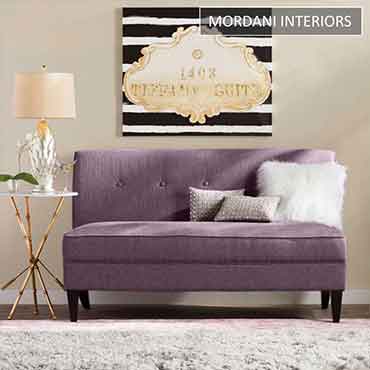 Akerbar 2 Seater Lavander Purple Designer Sofa