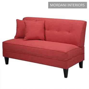 Akerbar 2 Seater Red Designer Sofa