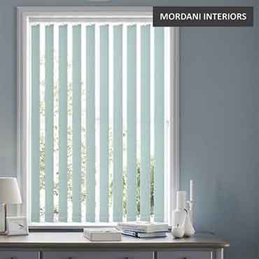 Aqua Blue Vertical Roller Blind