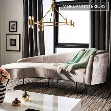 Attadale Designer Silver Velvet Sofa