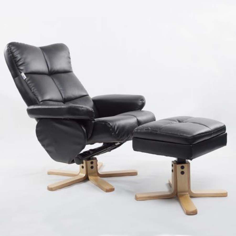 Benigna Recliner Chair With Ottoman