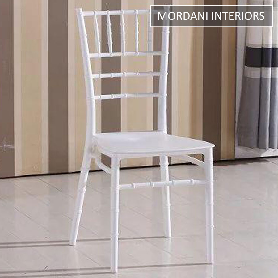 Brit White Cafe Chair