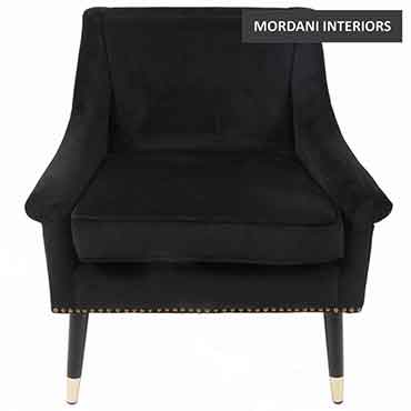 Camellia Black Arm Chair