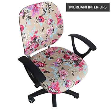 Luna Pink Floral Kids Chair