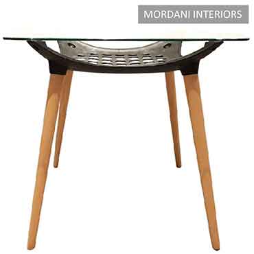 Chloe Glass Cafe Table