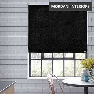 Coal Roman Blind