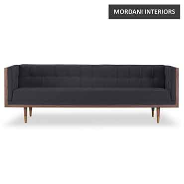 Black Cordero Veneer Sofa