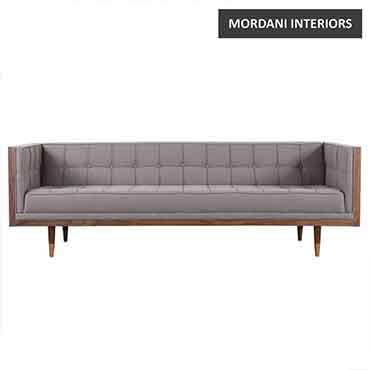 Light Grey Cordero Veneer Sofa