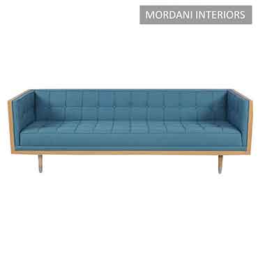 Light Blue Cordero Veneer Sofa