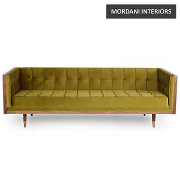 Olive Green Cordero Veneer Sofa