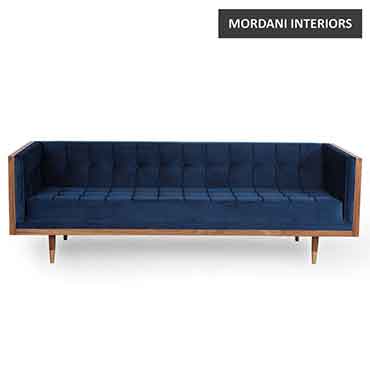 Blue Cordero Veneer Sofa