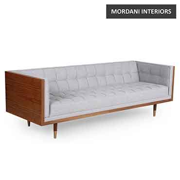 Silver Cordero Veneer Sofa