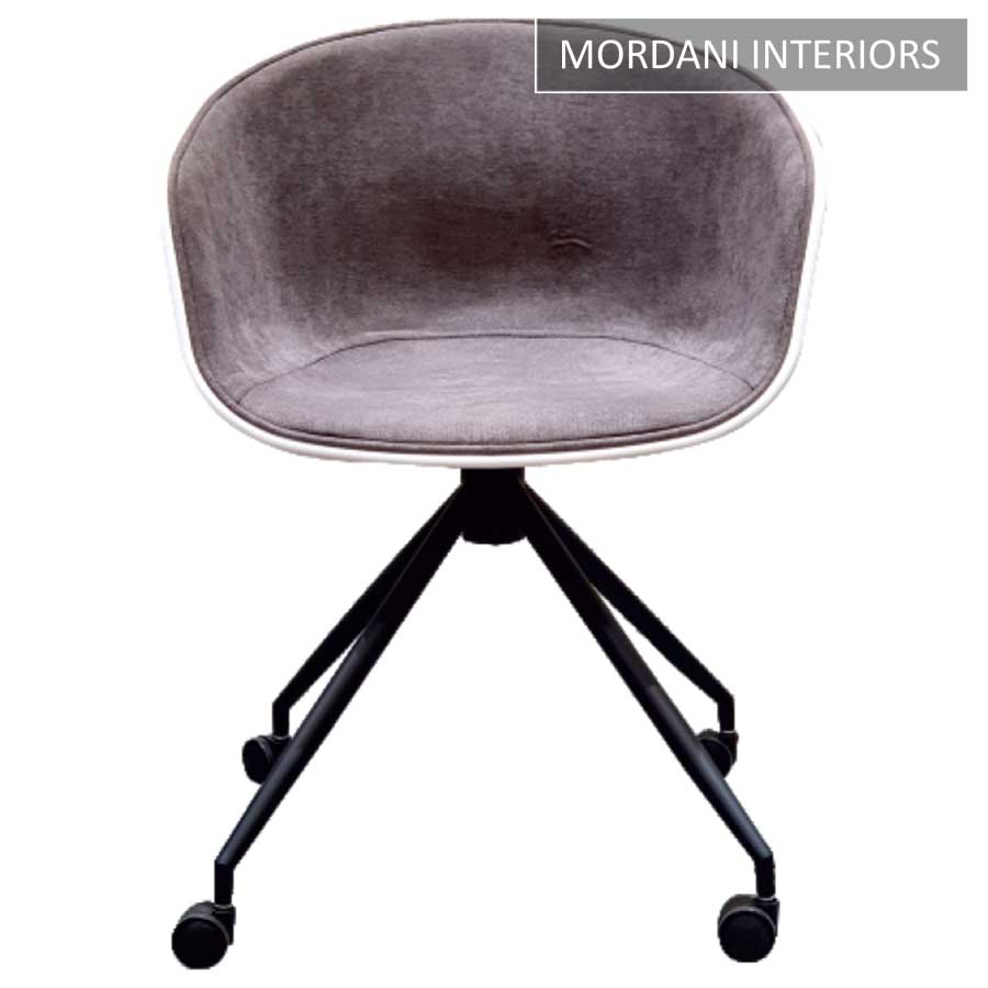 Corina Cushioned Revolving Cafe Chair