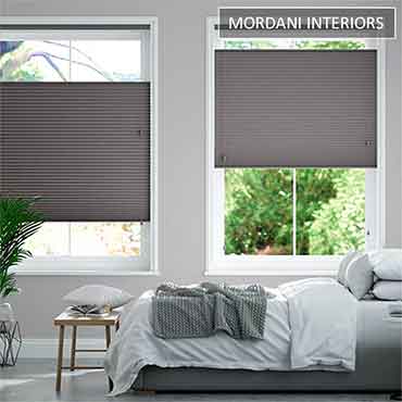 Dark Grey Top Down Bottom Up Honeycomb Blind