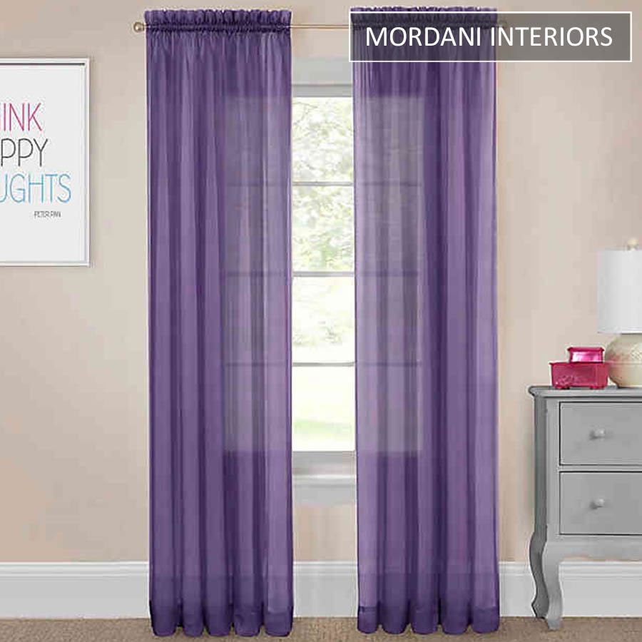 Voilet Sheer Curtain