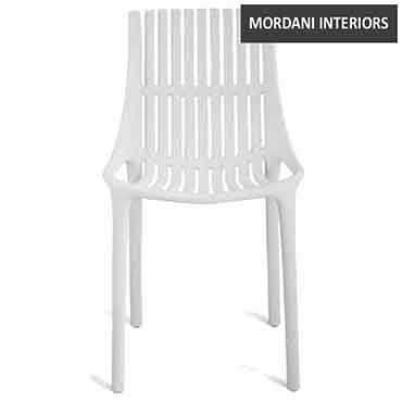 Dove White Cafe Chair