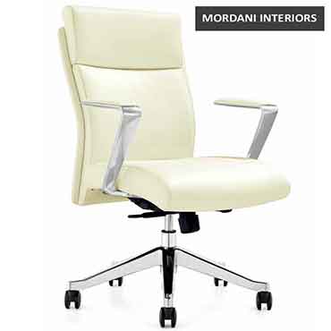 Eiffel Mid Back Leather Office Chair