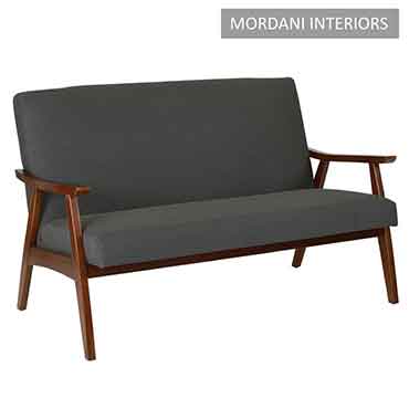 Falsa 2 Seater Grey Loveseat Sofa