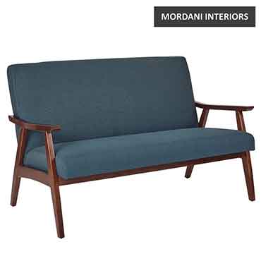 Falsa 2 Seater Blue Loveseat Sofa