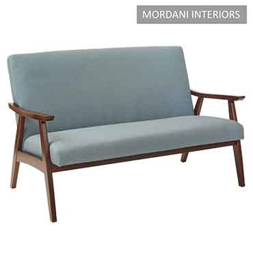 Falsa 2 Seater Light Blue Loveseat Sofa