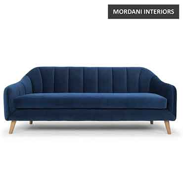 Filbert Navy Blue Designer Sofa