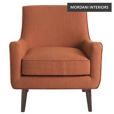 Flynton Orange Arm Chair