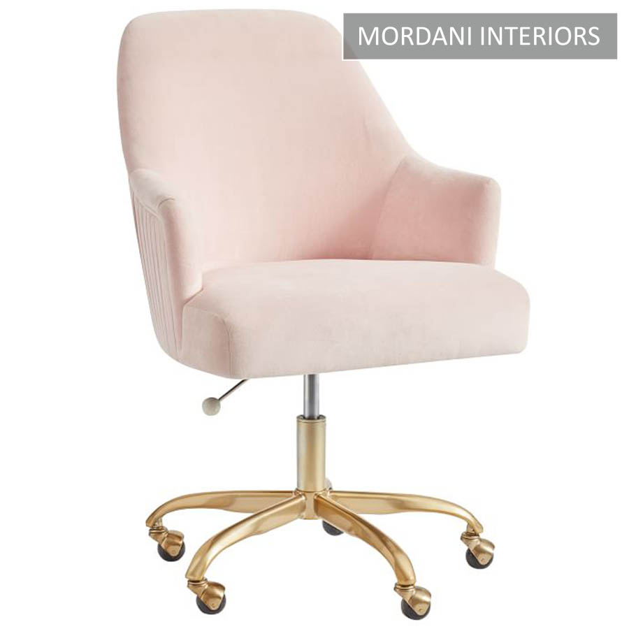 Freesia Pink Designer Chair