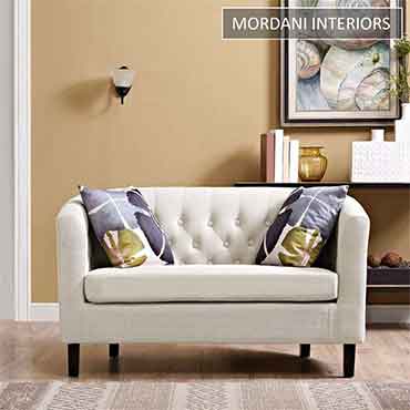 Gabino Beige Loveseat Sofa