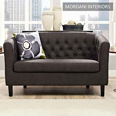 Gabino Brown Loveseat Sofa